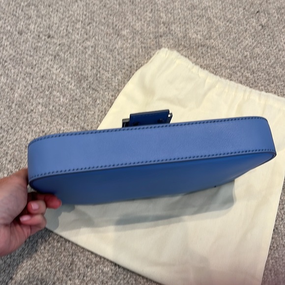 Rare color! FENDI Runway! GORGEOUS FENDI Baby Blue Baguette! PERFECT CONDITION - Picture 11 of 12